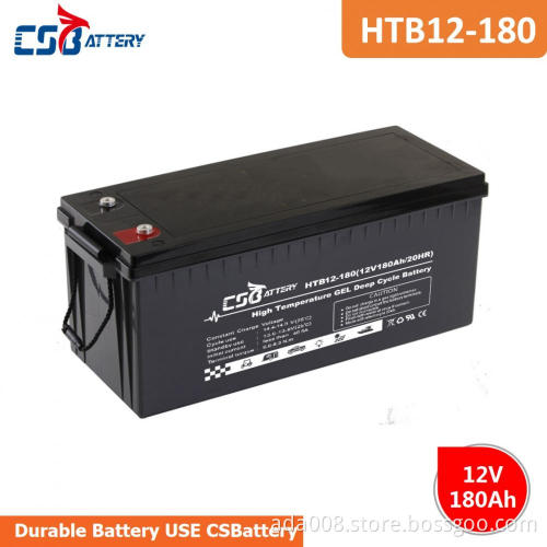 CSBattery 12V180Ah High Temperature Long Life Deep Cycle GEL Battery